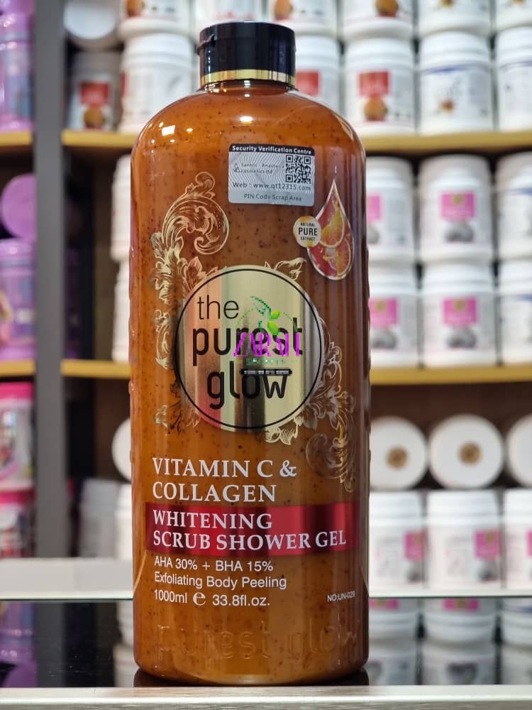The Purest Glow Vitamin C & Collagen Whitening Scrub Shower Gel