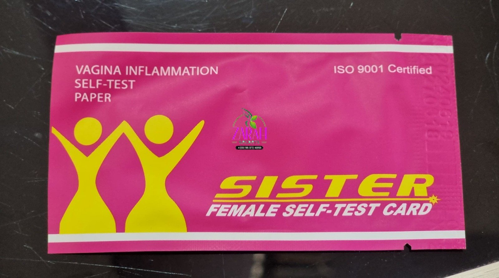 sister Female self-test Card
