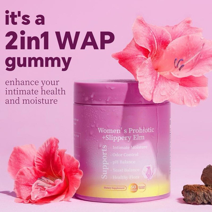 Women's Probiotic+Slippery Elm 60 Gummies - Image 2